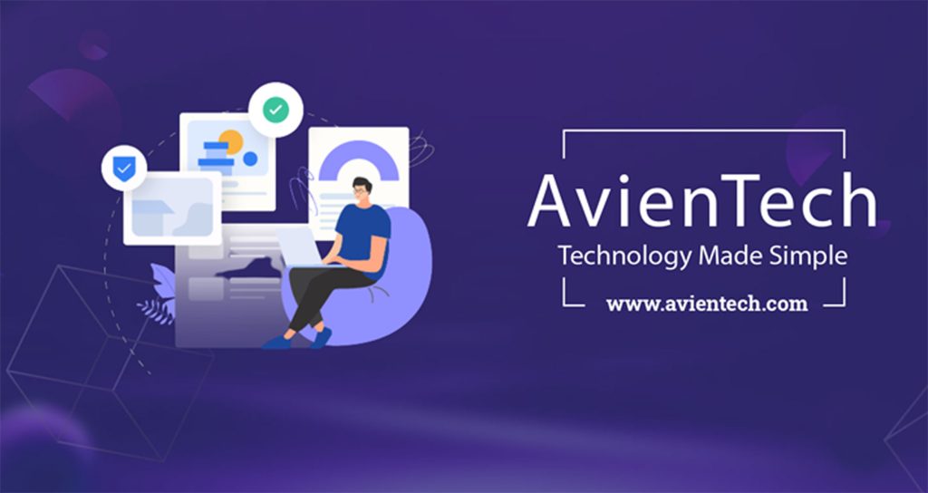 AvienTech logo representing innovation and excellence in software development.